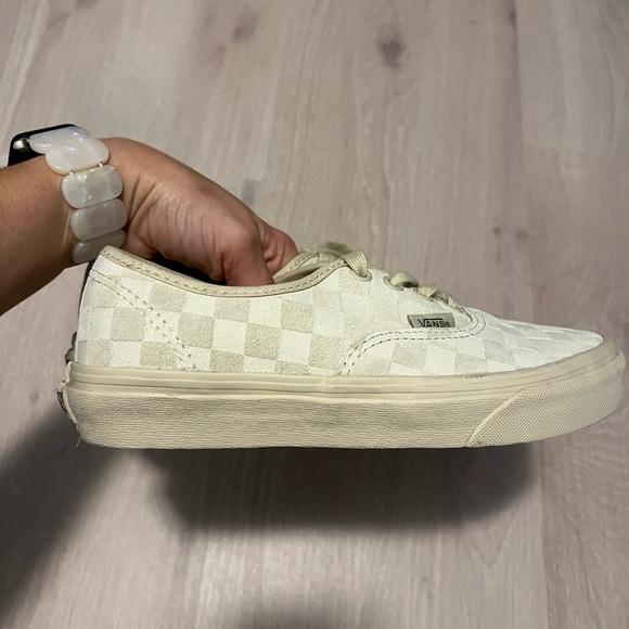 VANS - cream checkered classic - Picture 3 of 5